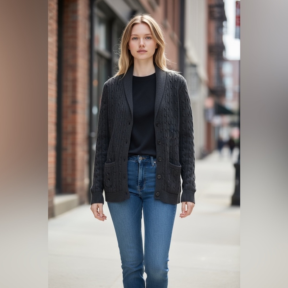 Ralph Lauren Black Label Shawl Collar Cardigan​​​